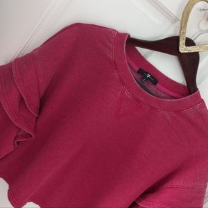 Seven for All Mankind Crop Sweatshirt